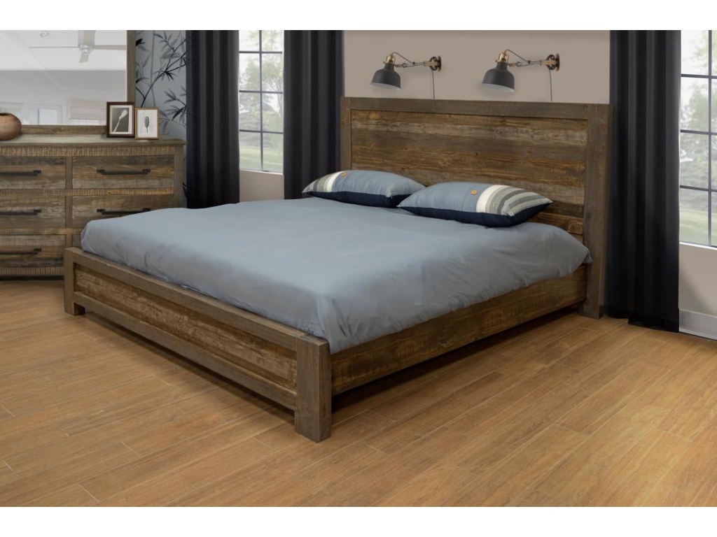 Loft Brown King Bed - image 2