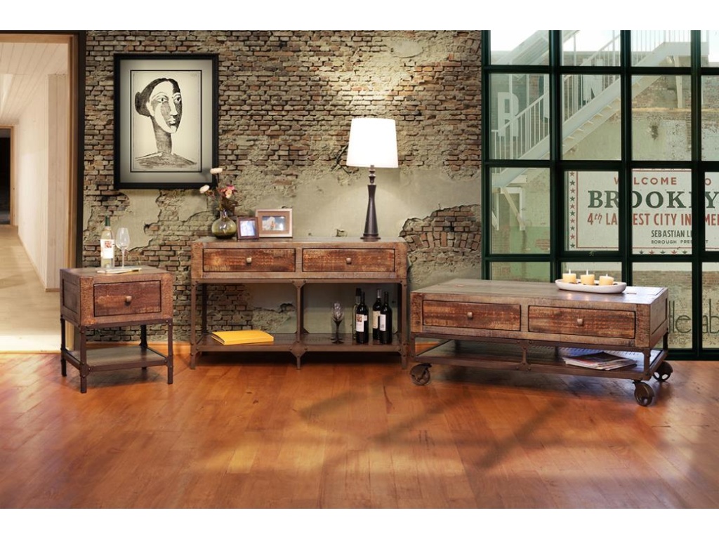 1 Drawer End Table - image 1