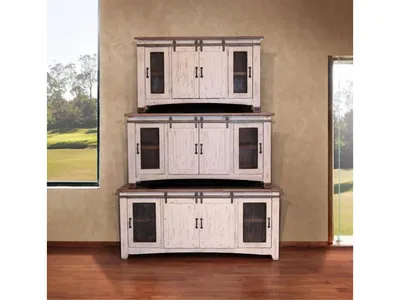 4 Door 80" TV Stand