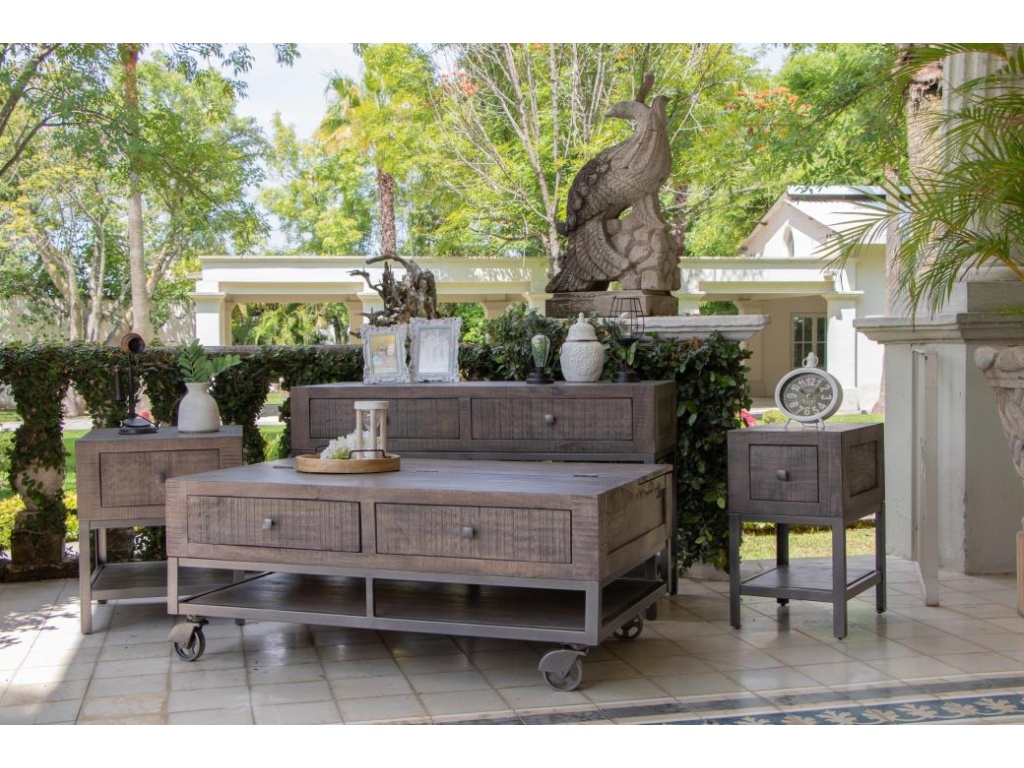 2 Drawer Sofa Table - image 1