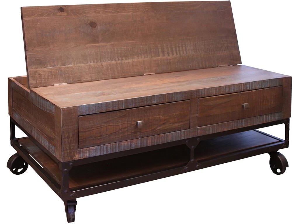 2 Drawers Lift Top Cocktail Table - main image