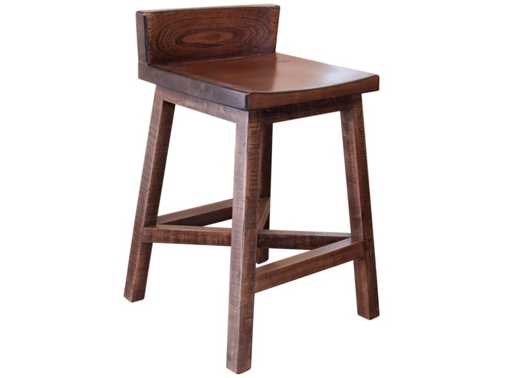 24" Wooden Stool - main image