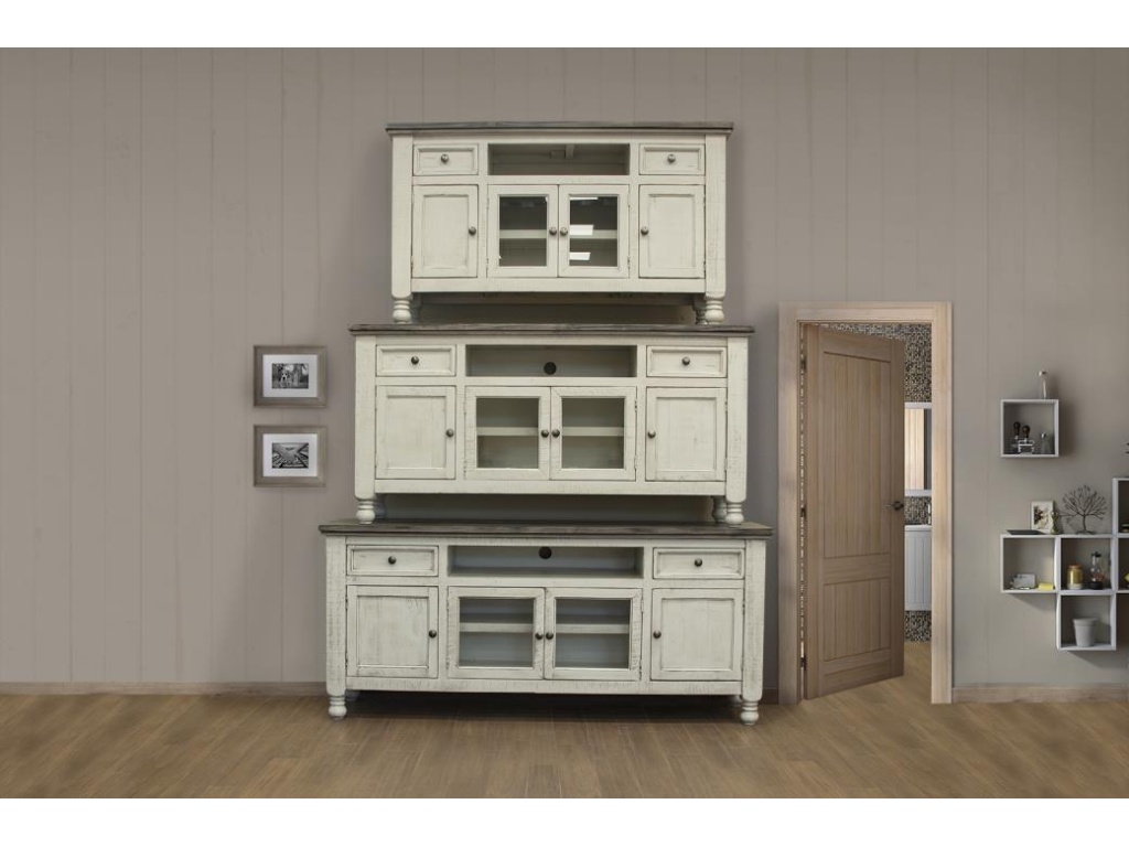 2 Drawer 4 Doors 80" TV Stand - image 1