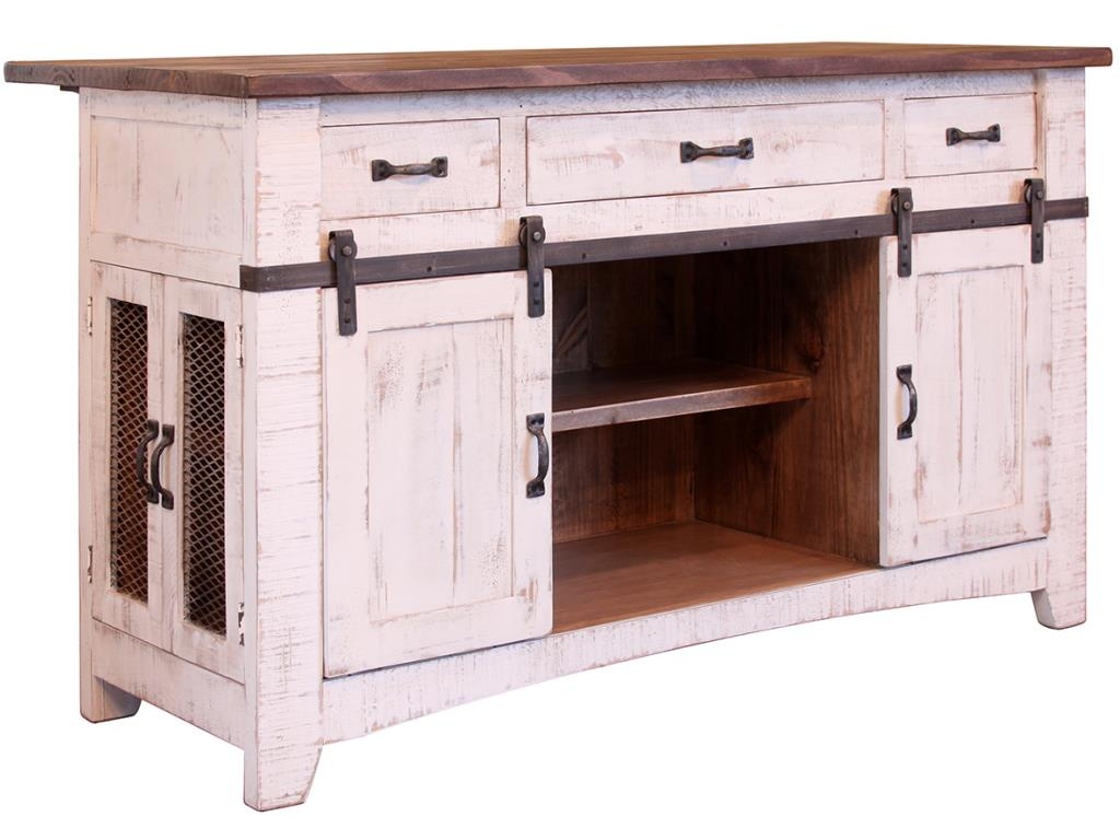 3 Drawer 2 Sliding Doors 4 Mesh Doors Kitchen Island - main image