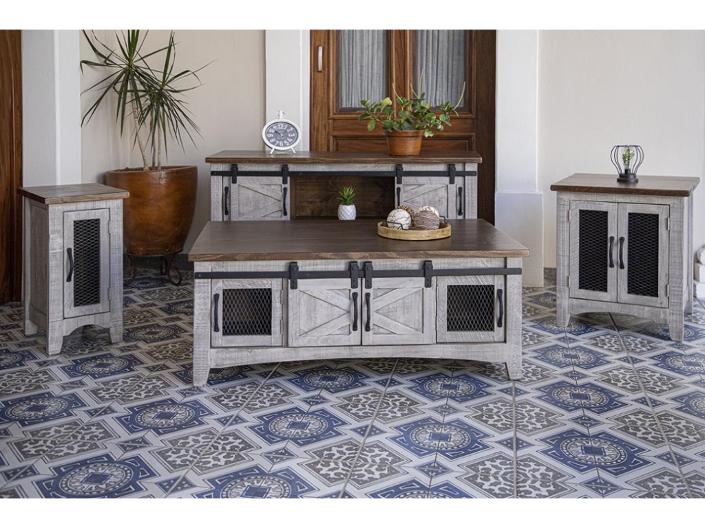 2 Door End Table - image 1