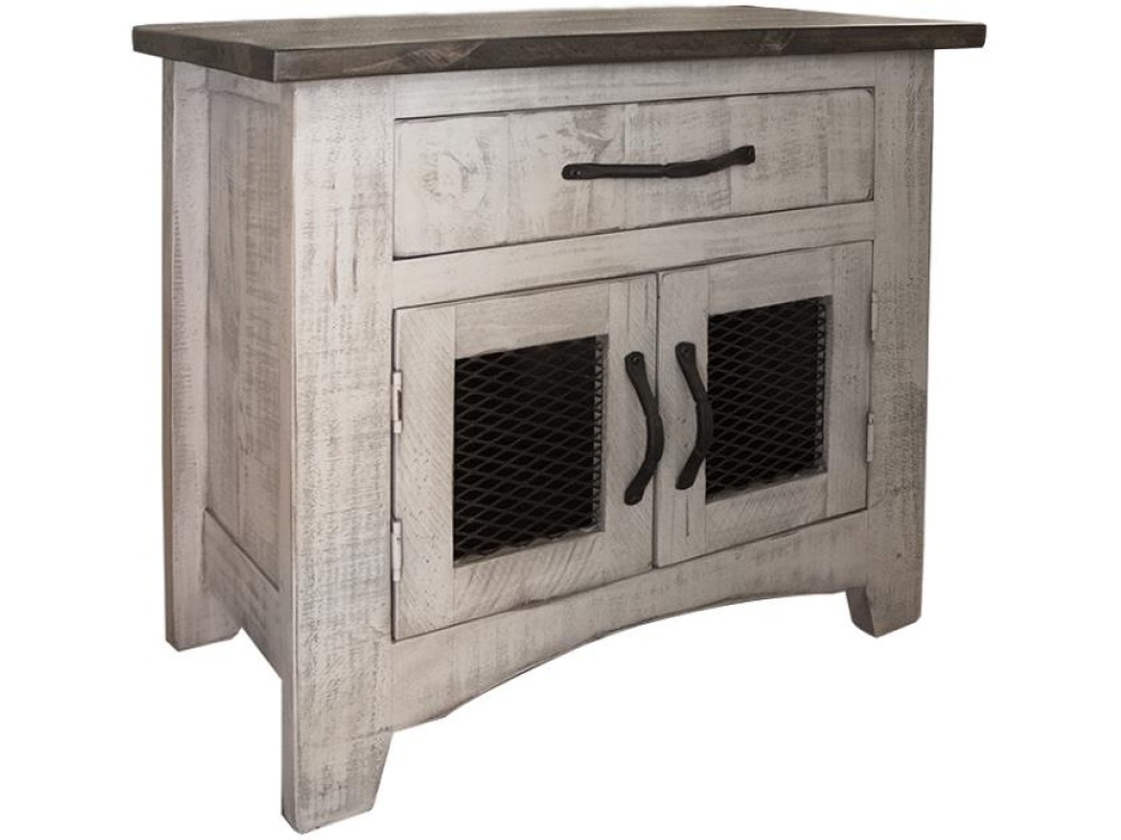 1 Drawer 2 Doors Nightstand - main image