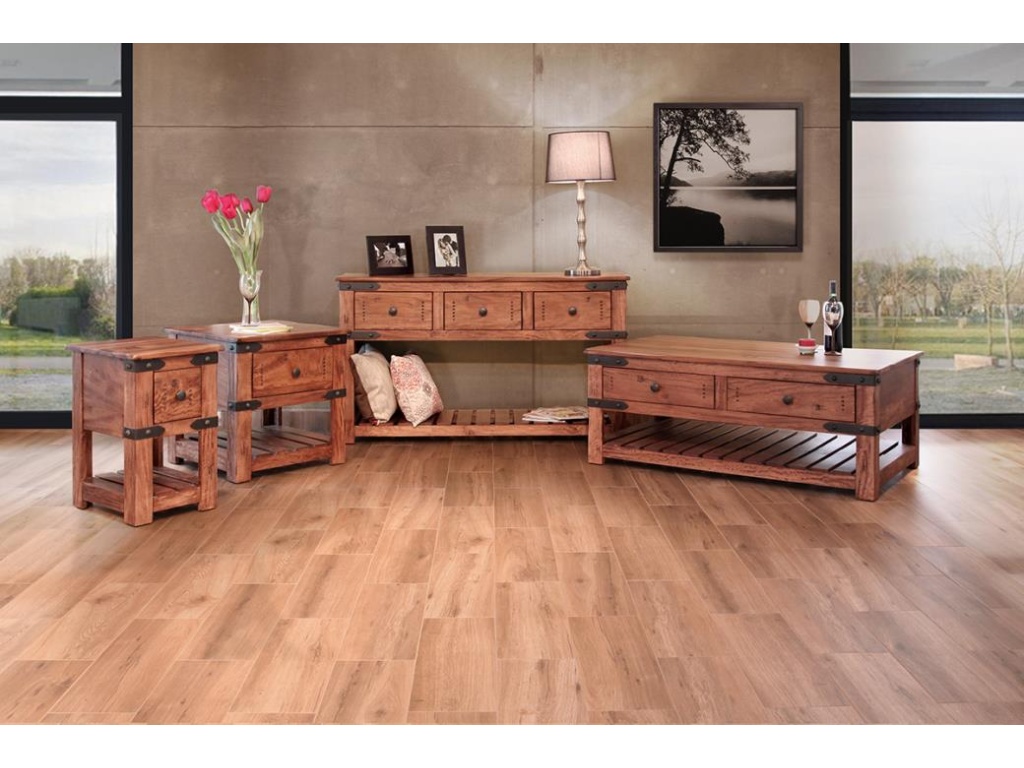 1 Drawer End Table - image 1