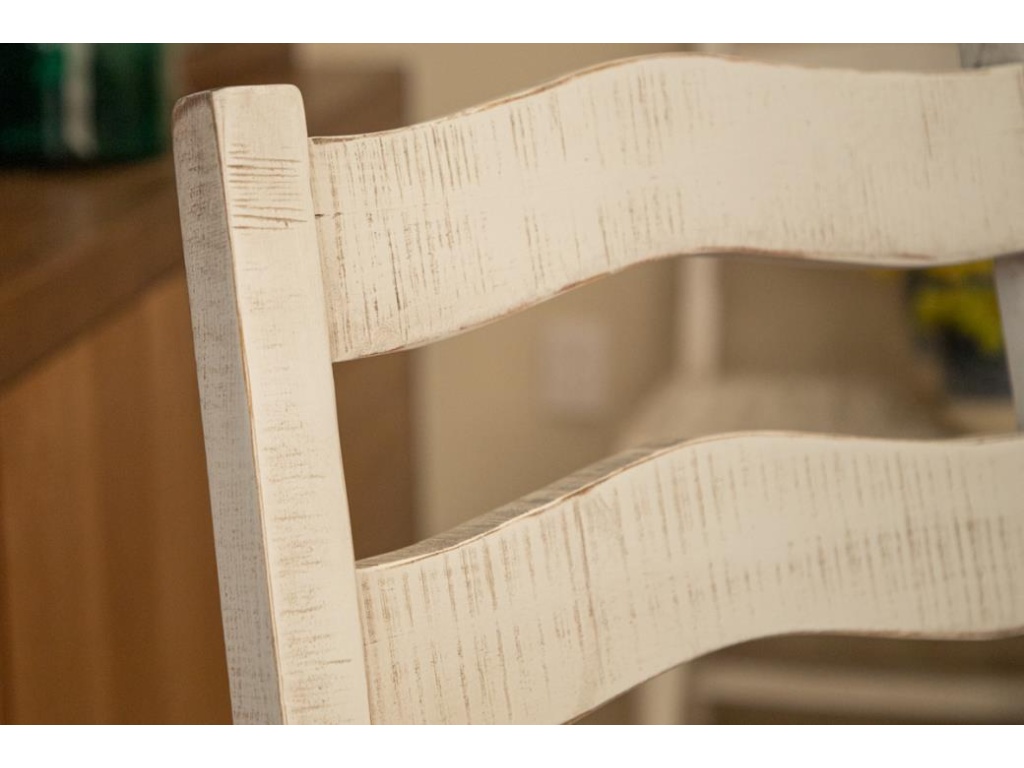Upholstered Seat Wooden Chair - image 2