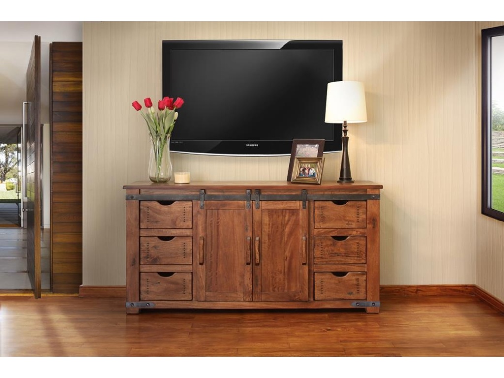 6 Drawer 2 Door 70" TV Stand - image 1
