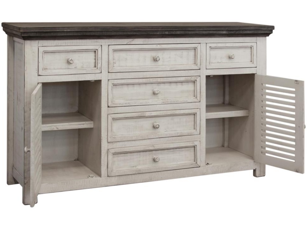 6 Drawer 2 Door Buffet - image 2
