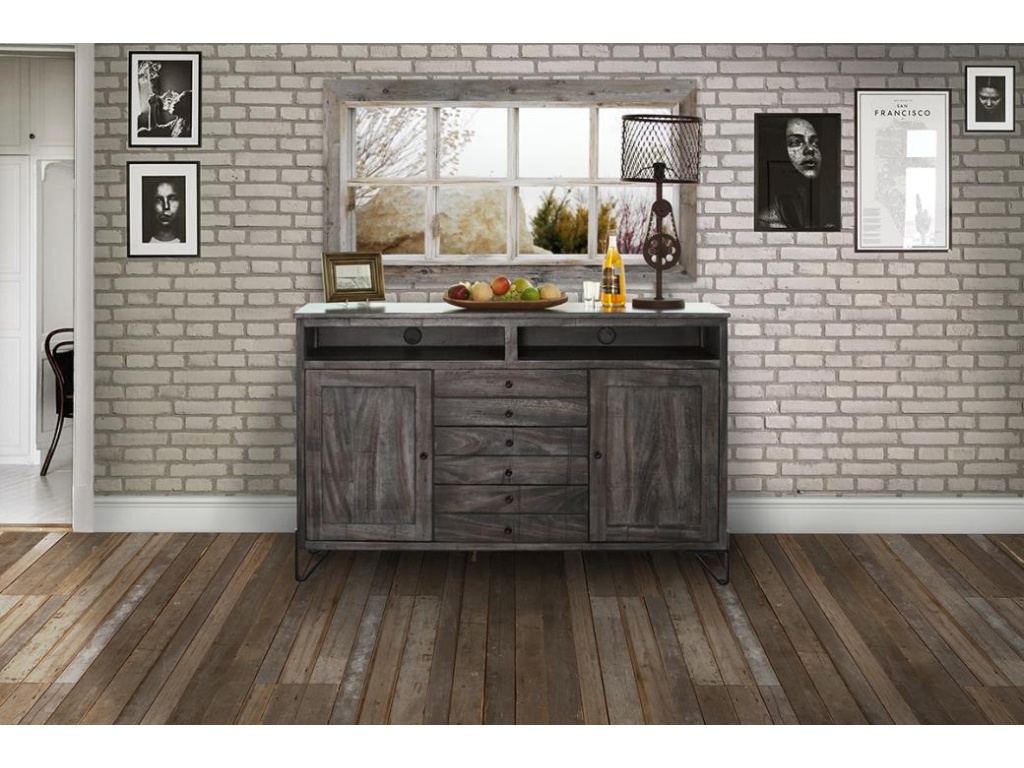 3 Drawer 2 Door 60" TV Stand - image 1