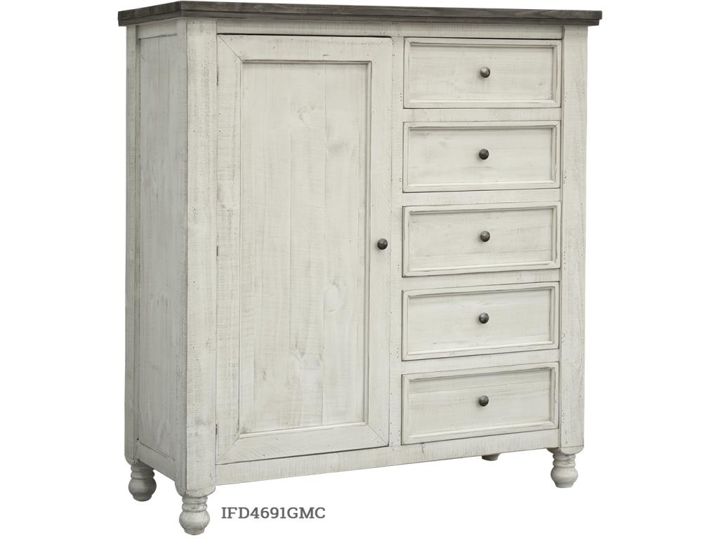 5 Drawer 1 Door Gentleman Chest - main image