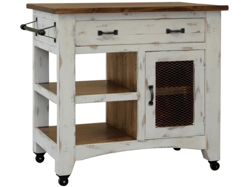 1 Drawer 1 Mesh Door Kitchen Island - main image