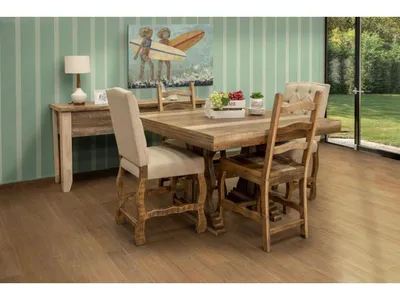 24" Wooden Barstool