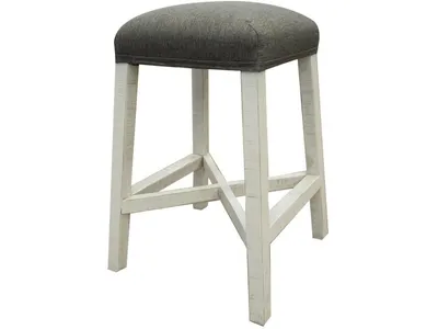 Upholstered Seat 24" Stool