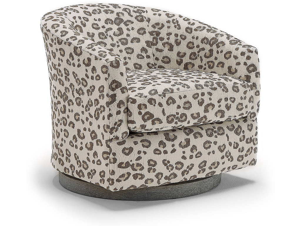 Ennely Swivel Barrel Chair - image 6