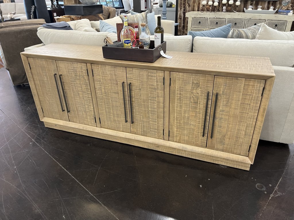 6 Door Wooden Sideboard - main image
