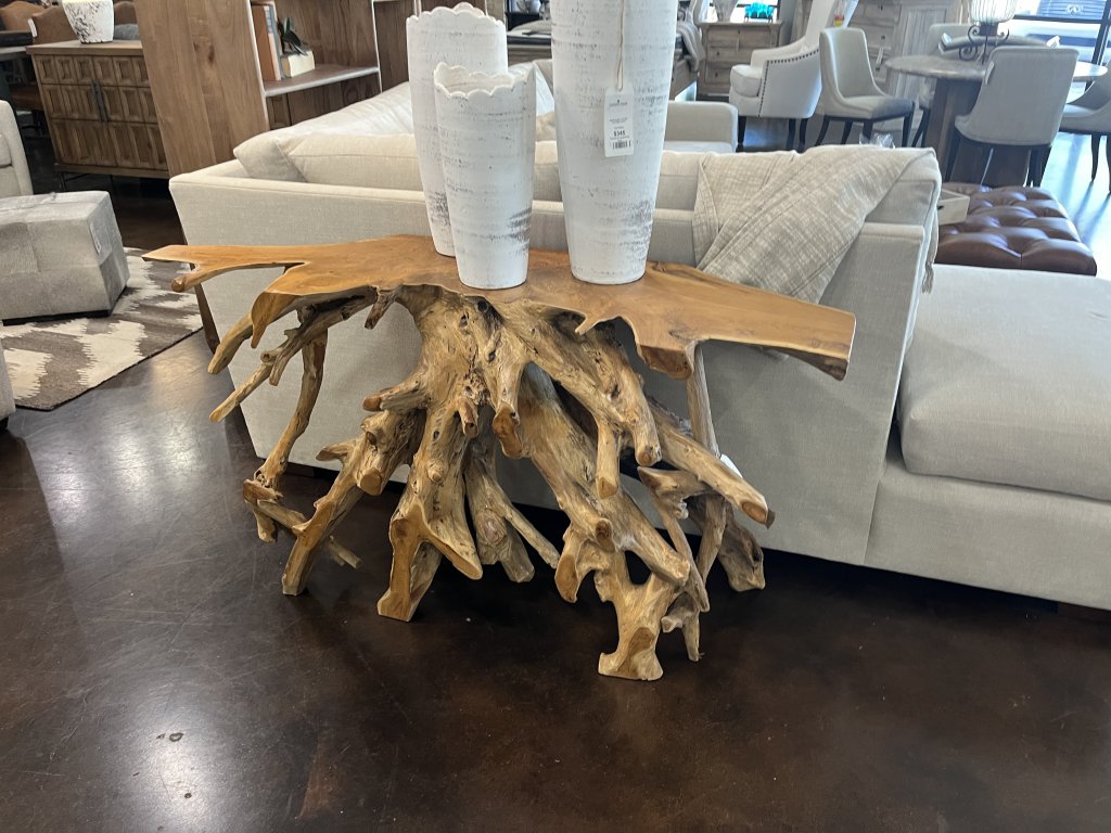Small Teak Root Console Natural - main image