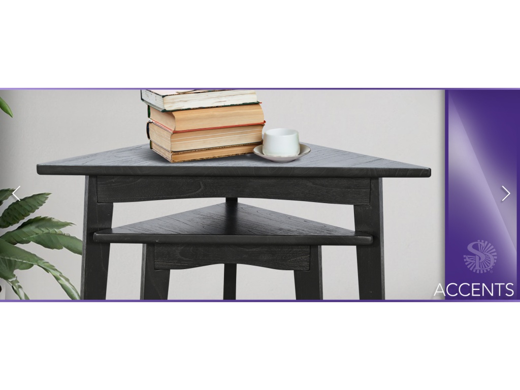 Bijou Triangular Nesting Table - image 2