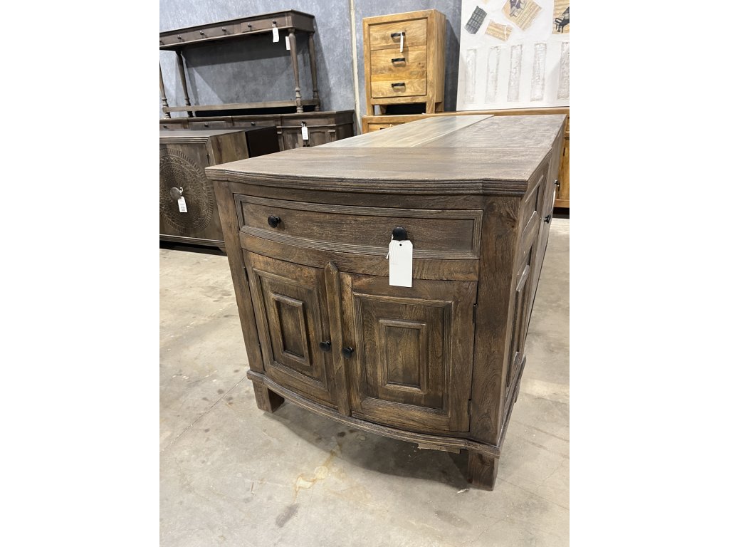 Small Wooden Cabinet in Teak Brown - main image