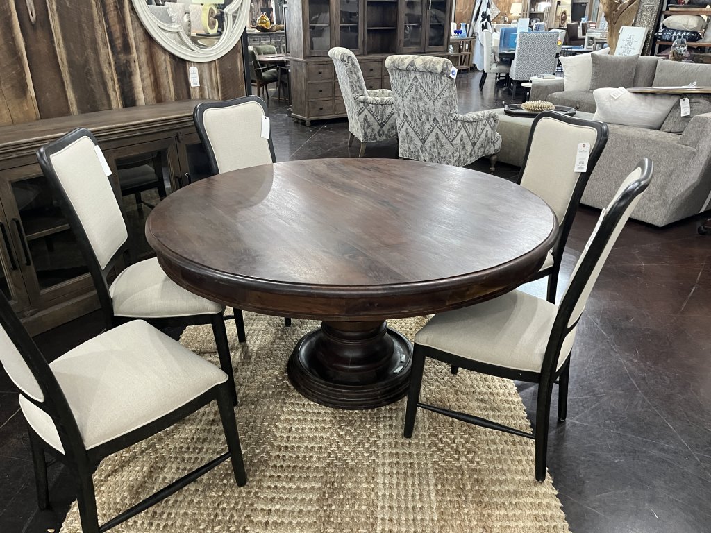 Wooden Round Dining Table - main image