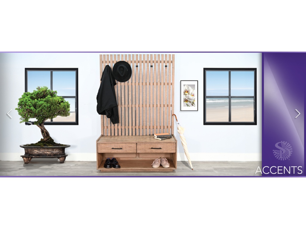 Eliza Hall Tree w/ Bench 2149DR-B Eliza Hall Tree Base 2149DR-T Eliza Hall Tree Top - image 1