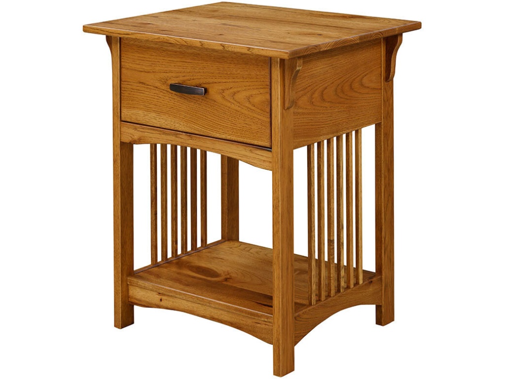 Country Value Woodworks Mission Nightstand, alternate view 1
