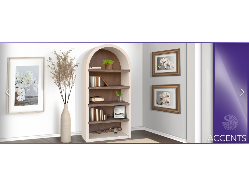 Logan Arched Bookcase - image 1