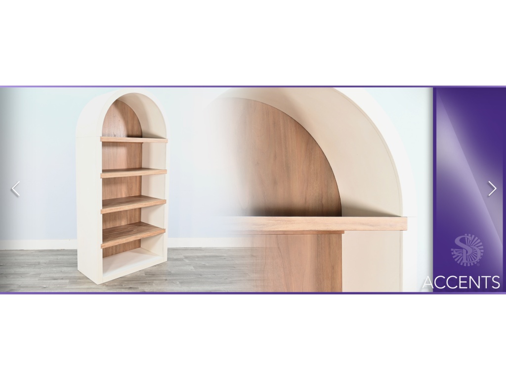 Logan Arched Bookcase - image 7
