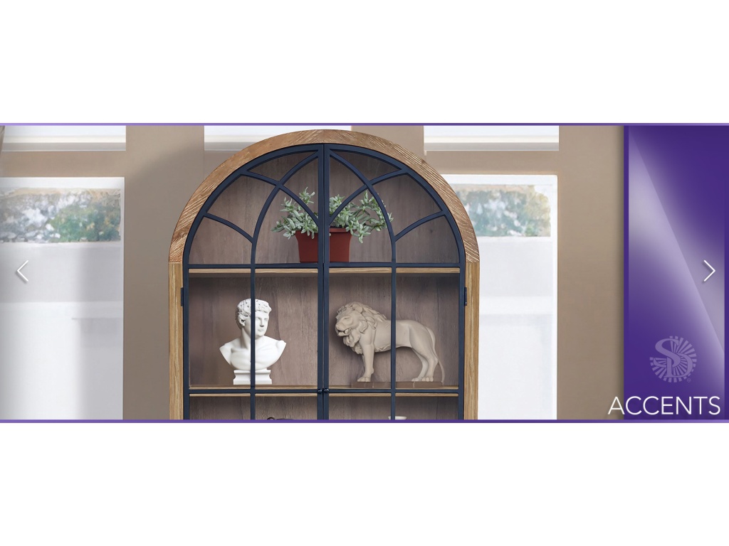 Ella Cabinet w/ Tempered Glass - image 2