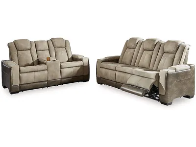 Next-Gen DuraPella Power Reclining Sofa and Loveseat - Alternative View
