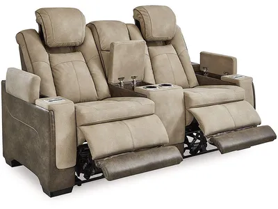 Next-Gen DuraPella Power Reclining Loveseat with Console
