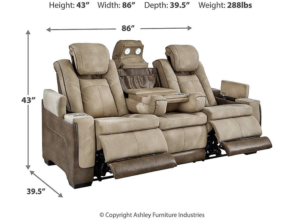 Next-Gen DuraPella Power Reclining Sofa - image 3