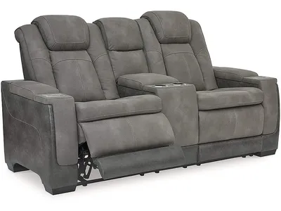 Next-Gen DuraPella Power Reclining Loveseat with Console