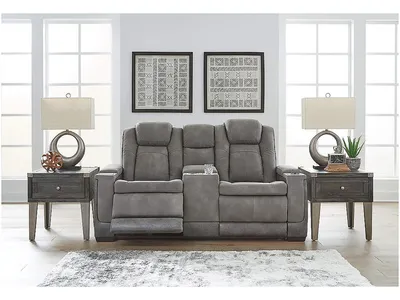 Next-Gen DuraPella Power Reclining Loveseat with Console - Alternative View