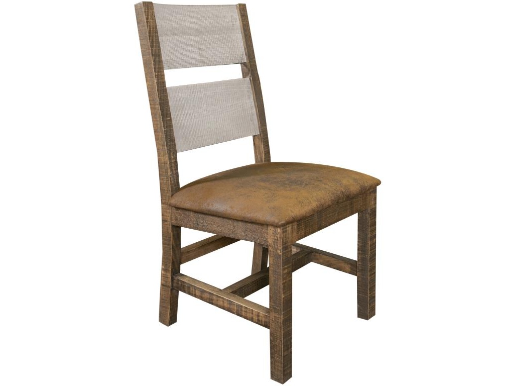 Upholstered Seat Wooden Chair - main image