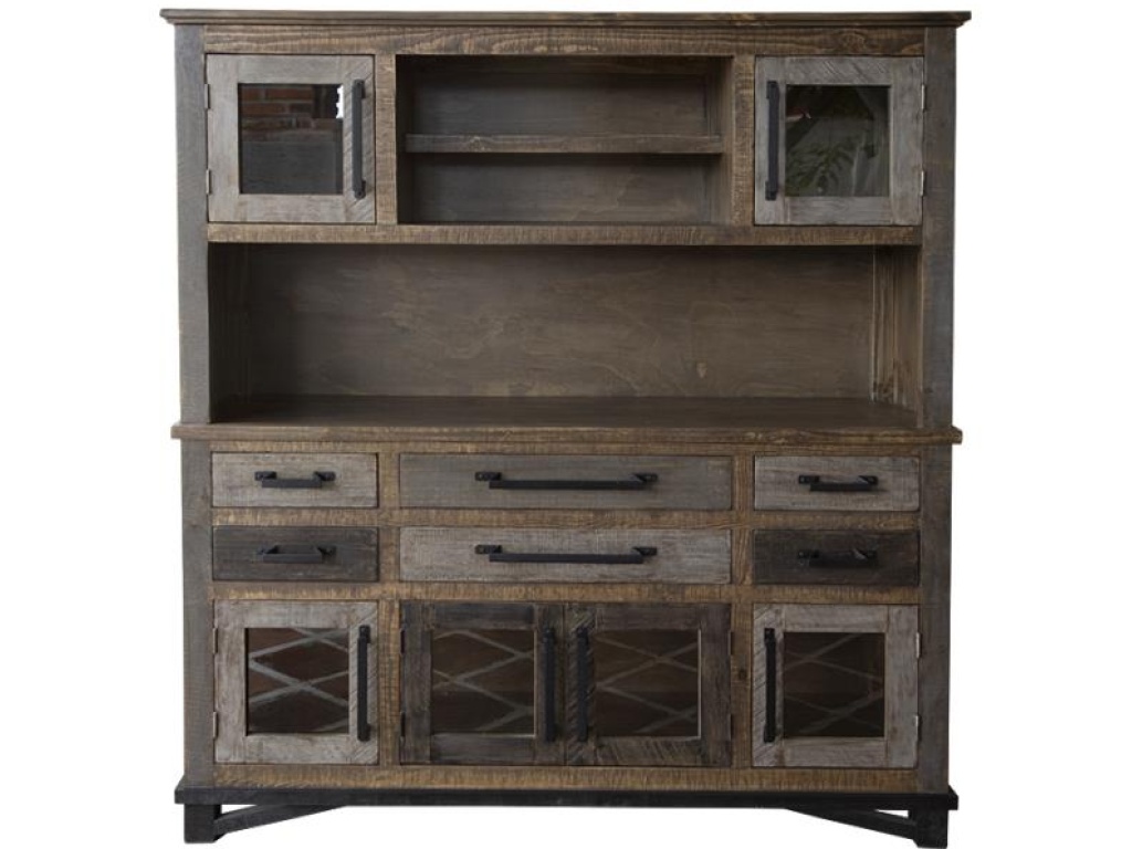 6 Drawer, 6 Doors Buffet & Hutch - main image