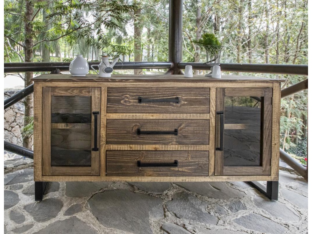 3 Drawer 2 Door Buffet - image 1
