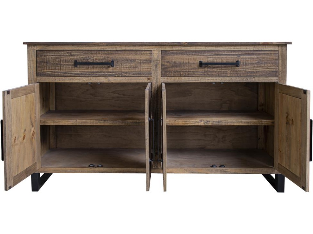 2 Drawer 4 Doors Console - image 1