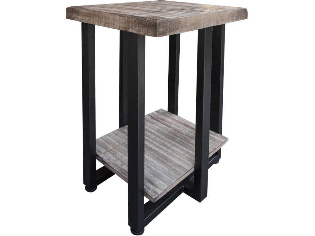 Iron Base Chairside Table - main image