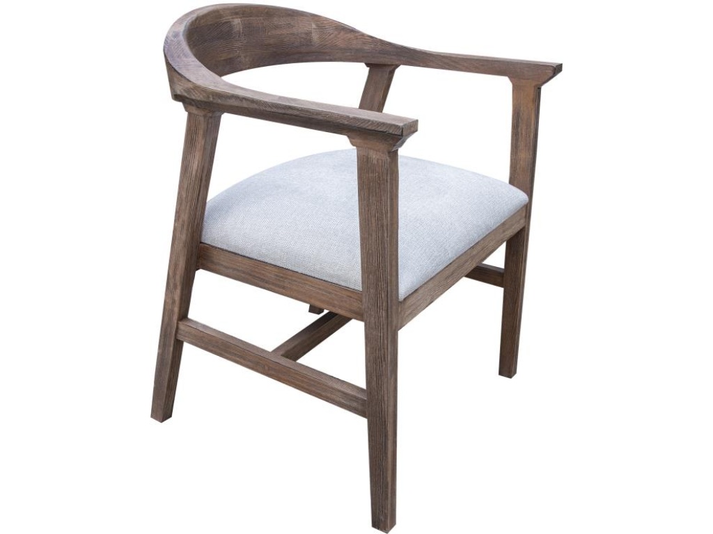 Upholstered Seat Wooden Chair - main image