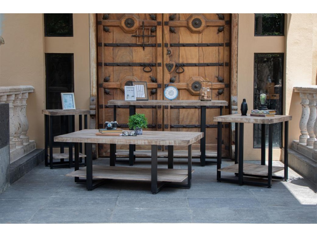 Iron Base Sofa Table - image 1