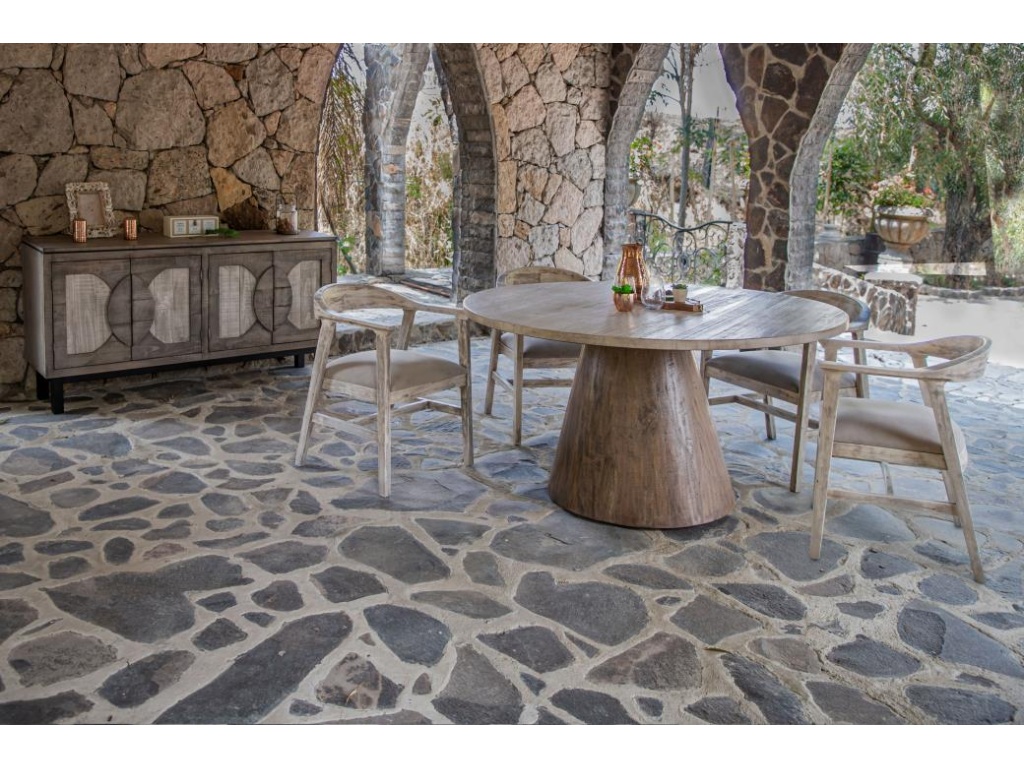 Upholstered Seat Wooden Chair - image 1