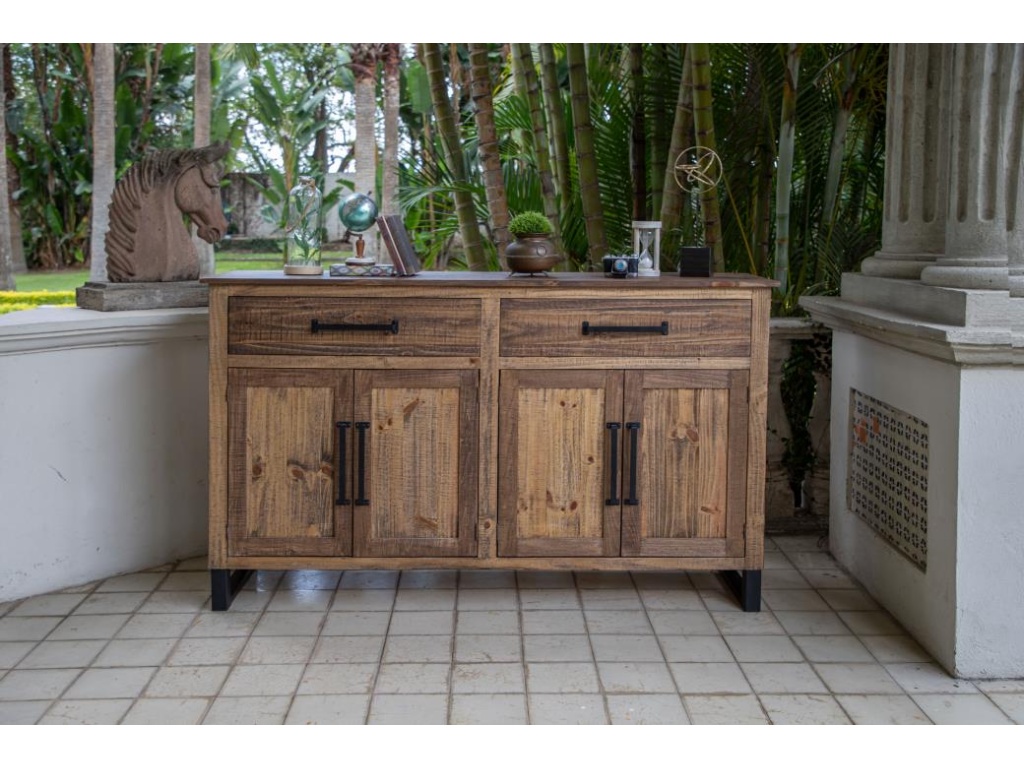 2 Drawer 4 Doors Console - image 2