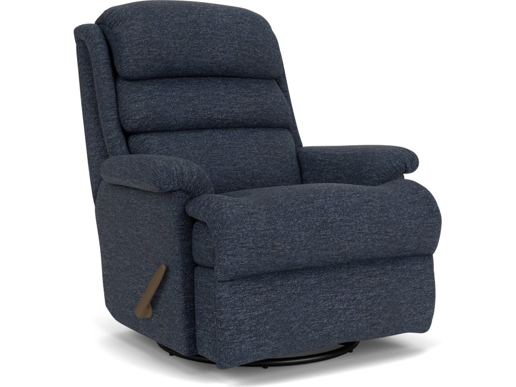 Yukon Fabric Swivel Gliding Recliner - main image