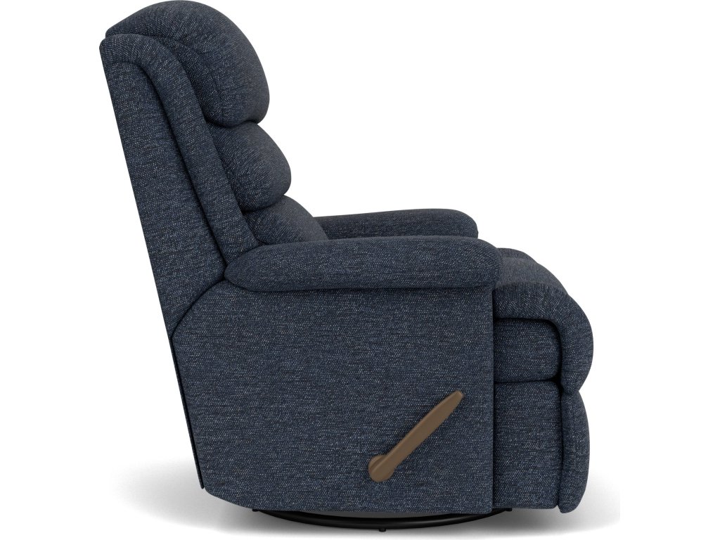 Yukon Fabric Swivel Gliding Recliner - image 7