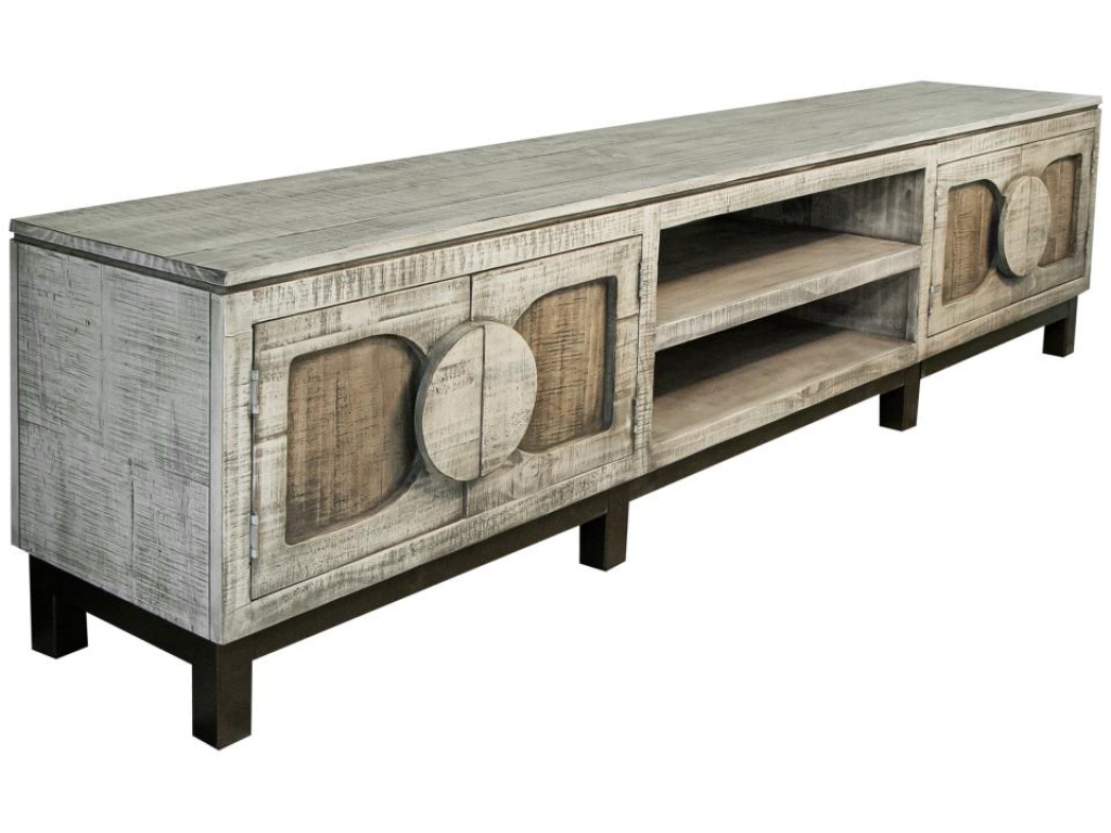 4 Doors 93" TV Stand - image 2