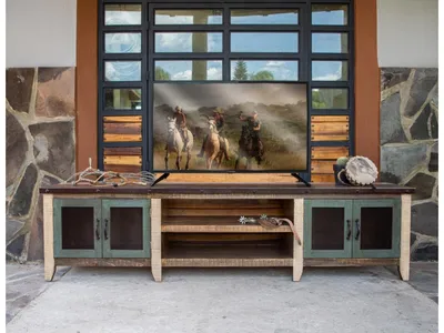 4 Door 93" TV Stand - Alternative View
