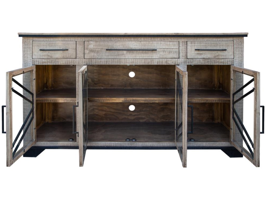 3 Drawer 4 Door Console - image 1