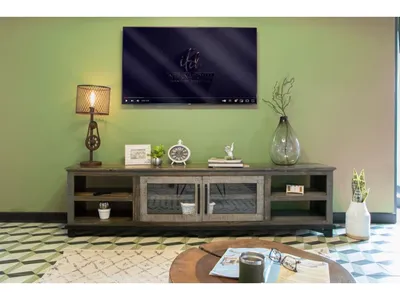 2 Door 93" TV Stand - Alternative View